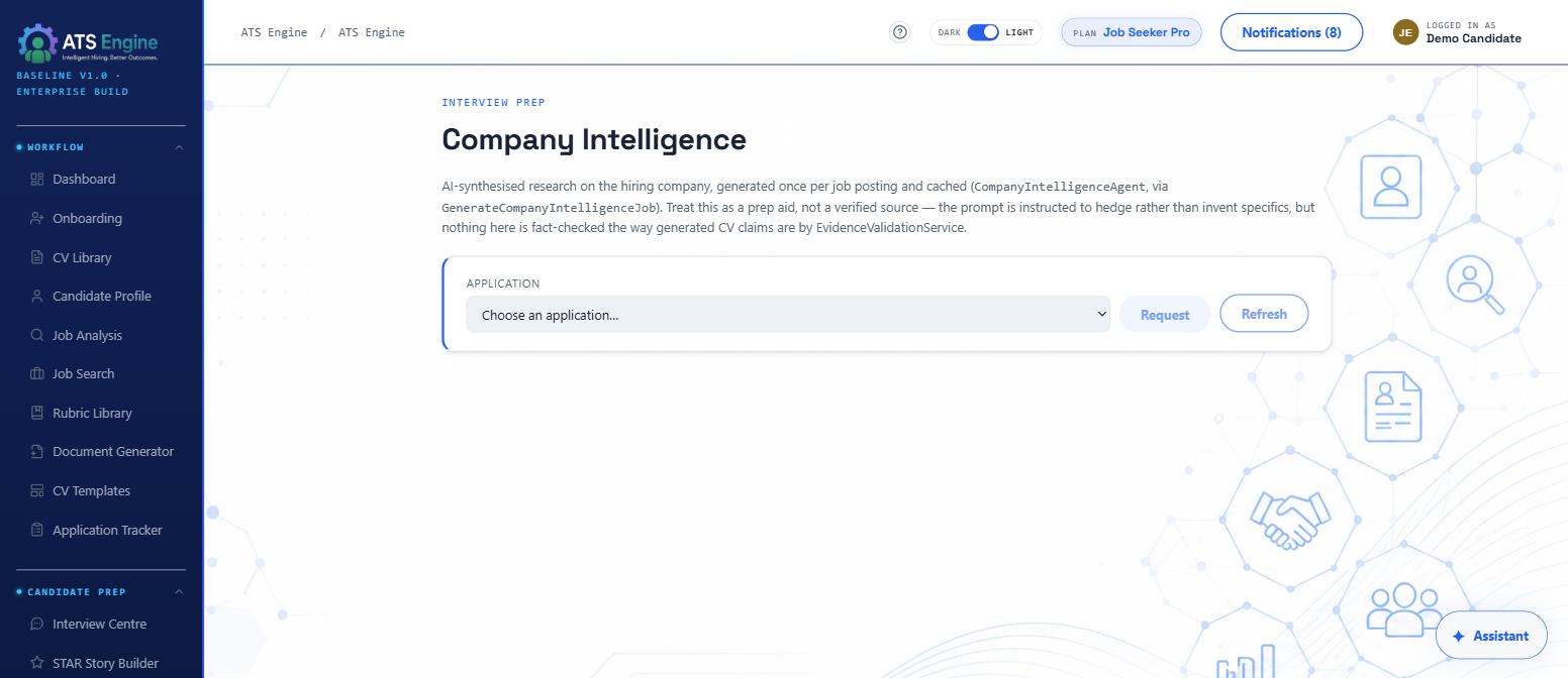 ATS Engine - Company Intelligence