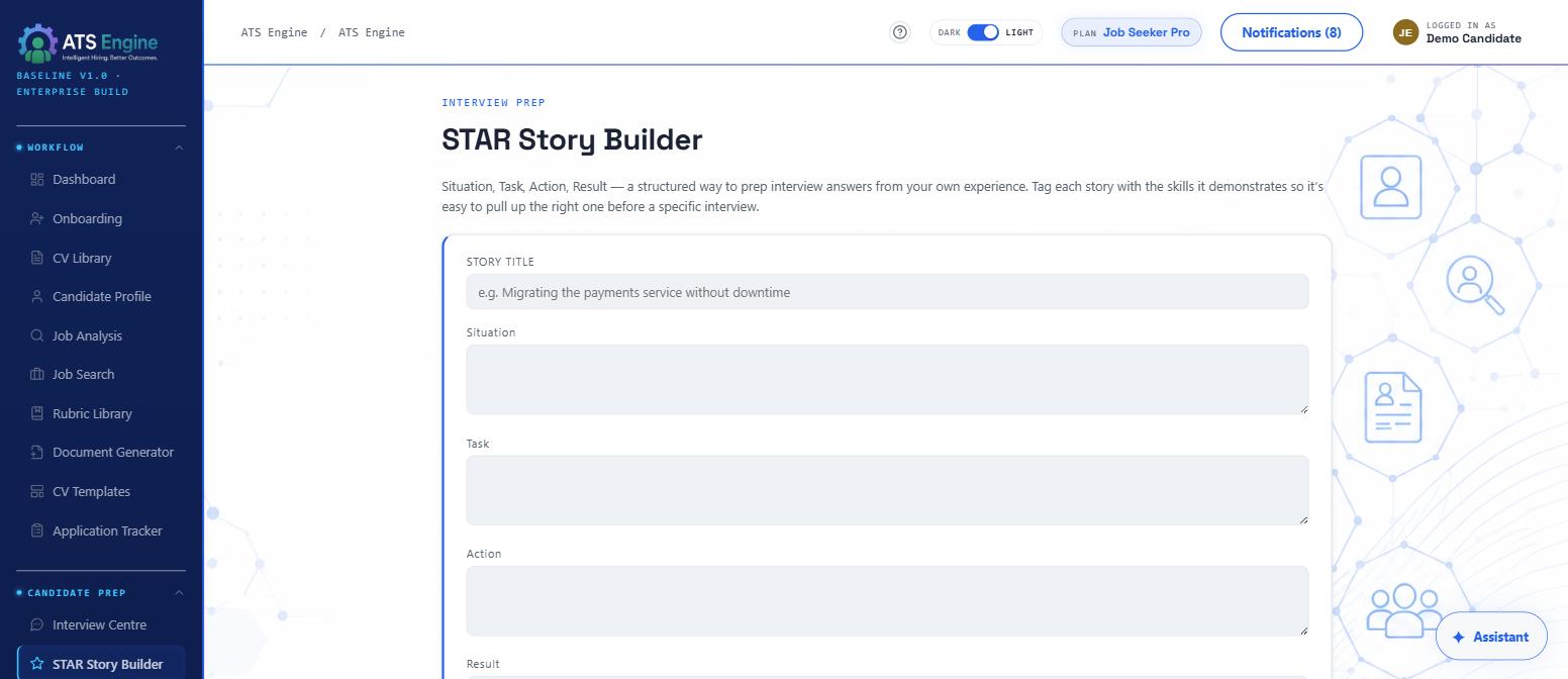 ATS Engine - STAR Story Builder